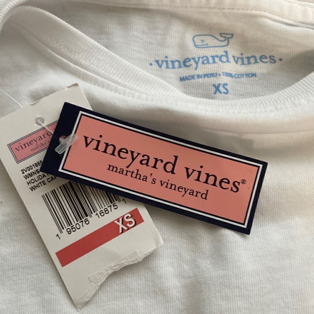 NWT Vineyard Vine Snow Scene Winter Whale Holiday Christmas Long Sleeve T shirt